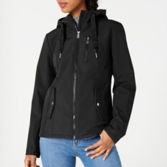 Sebby Juniors' Water Resistant Hooded Jacket Sz L - Picture 1 of 13